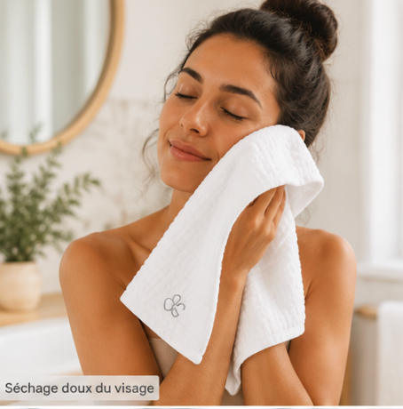 Serviette Visage Coccooning® en Mousseline