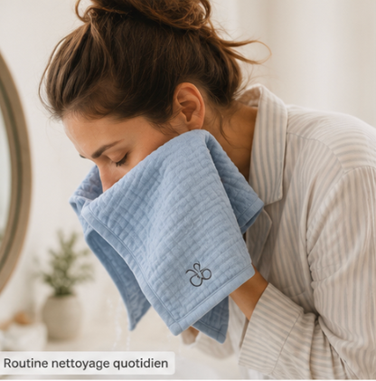 Serviette Visage Coccooning® en Mousseline