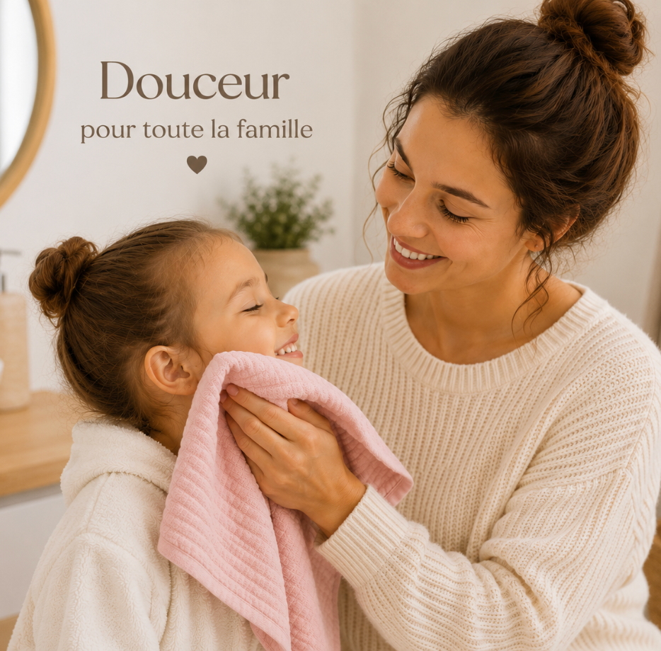 Serviette Visage Coccooning® en Mousseline