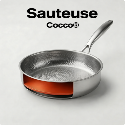 Cocco® - Sauteuse anti-adhérente en titane