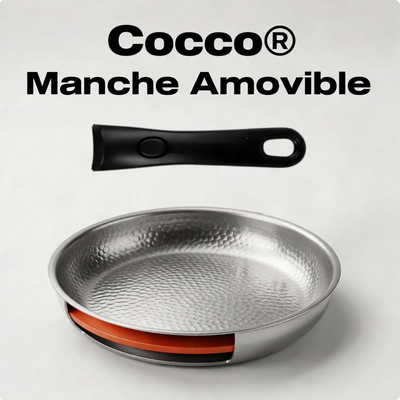 Cocco® - Poêle avec manche Amovible